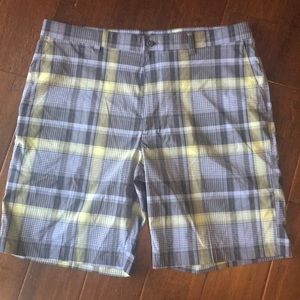 Men’s plaid PGA Tour shorts